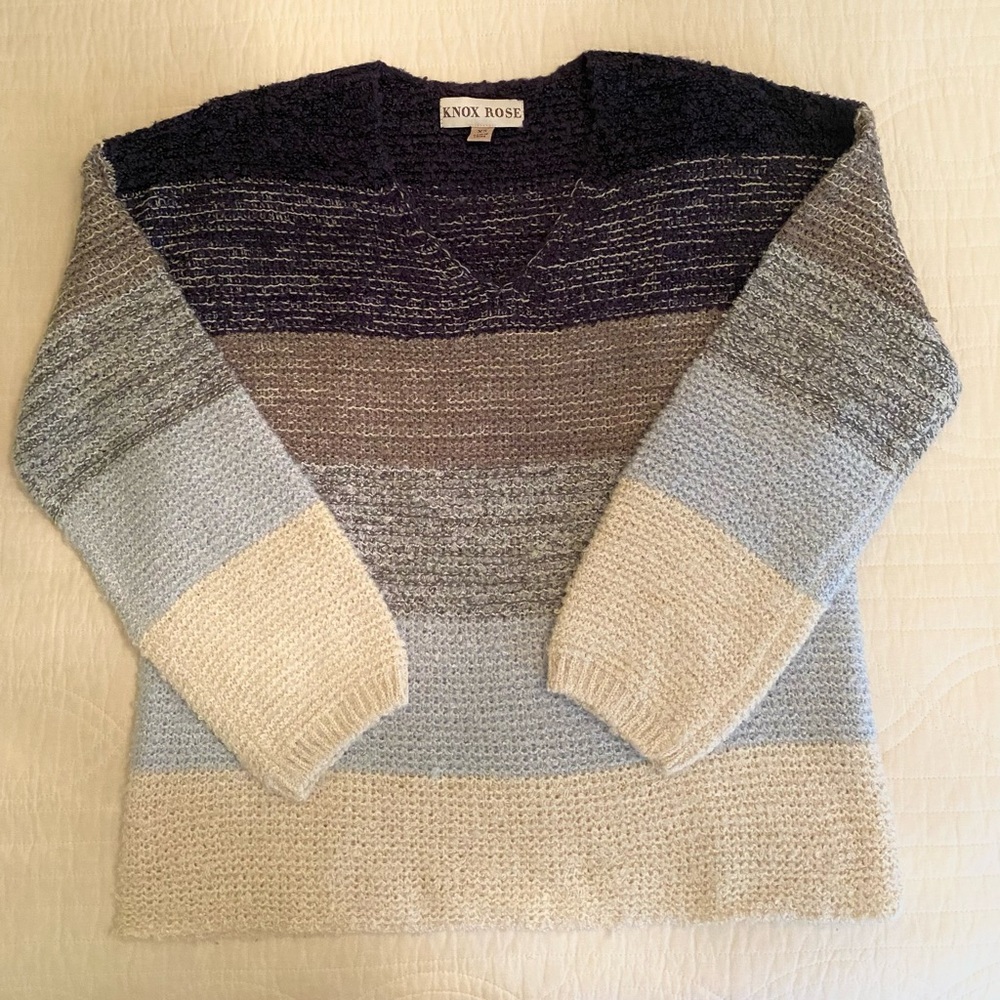Knox Rose Multicolor Knit Pullover